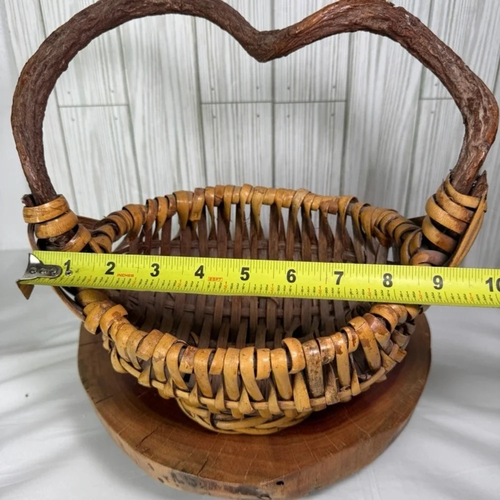Vintage Vine Handle God's Eye Melon Basket